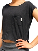 Picture of Hemp Ladies Short Sleeved Cropped T-shirt