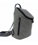 Small hemp backpack in grey