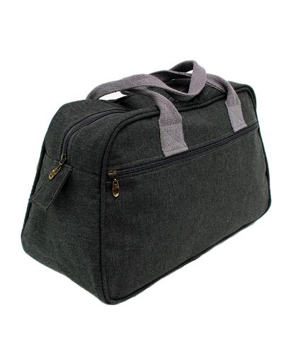 Hemp Travel bag in Steel colour variant