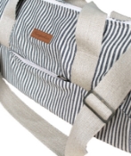 Hemp Tog Bag Stripe Outer Detail