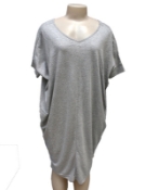 Hemp Dress Oversized Grey